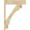 Ekena Millwork Merced Block Rough Sawn Outlooker, Douglas Fir, 8"W x 34"D x 46"H OUT08X34X46MRC05RDF - alternate 3